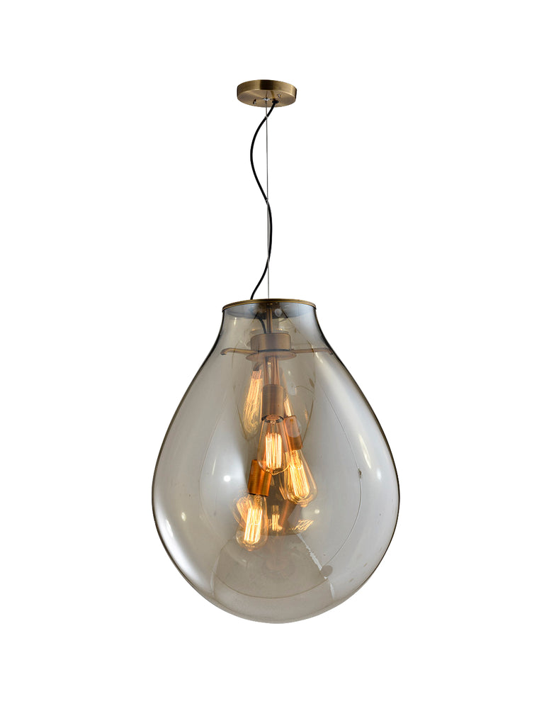 Siora Amber Glass Pendant Light | Buy Decorative Ceiling Lights Online India