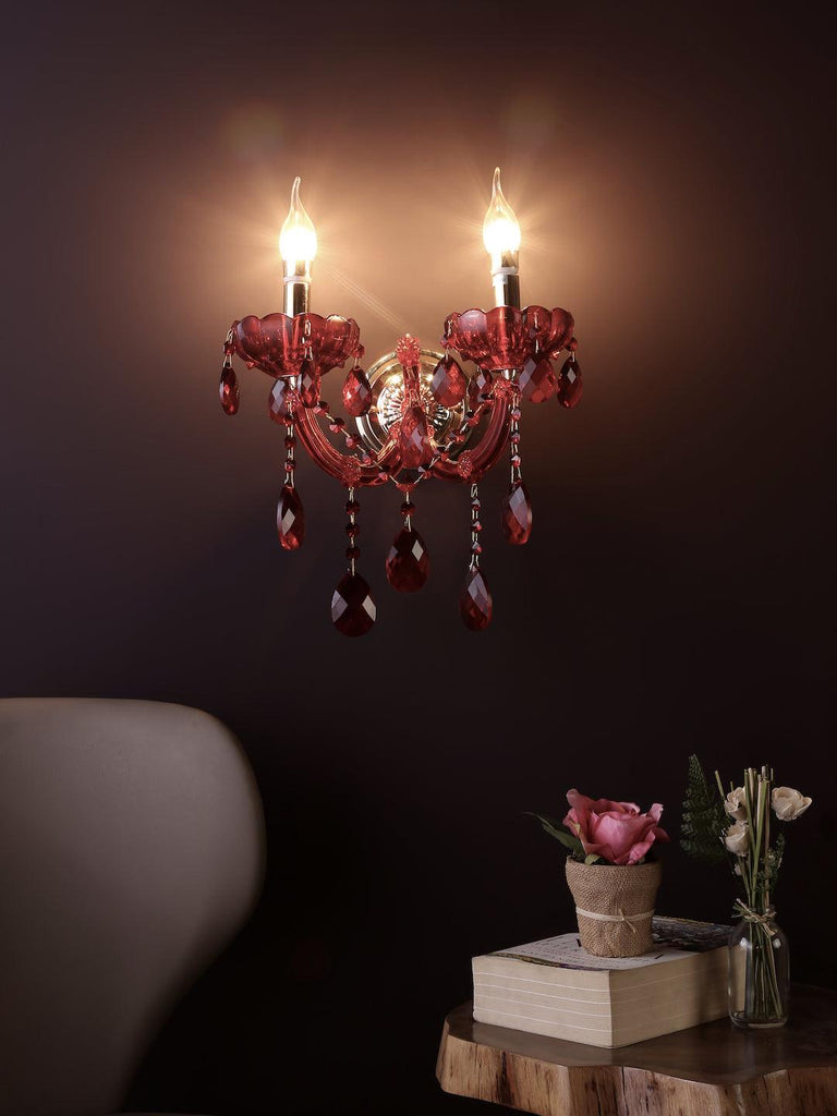 Maria Red | Buy Wall Lights Online in India | Jainsons Emporio Lights