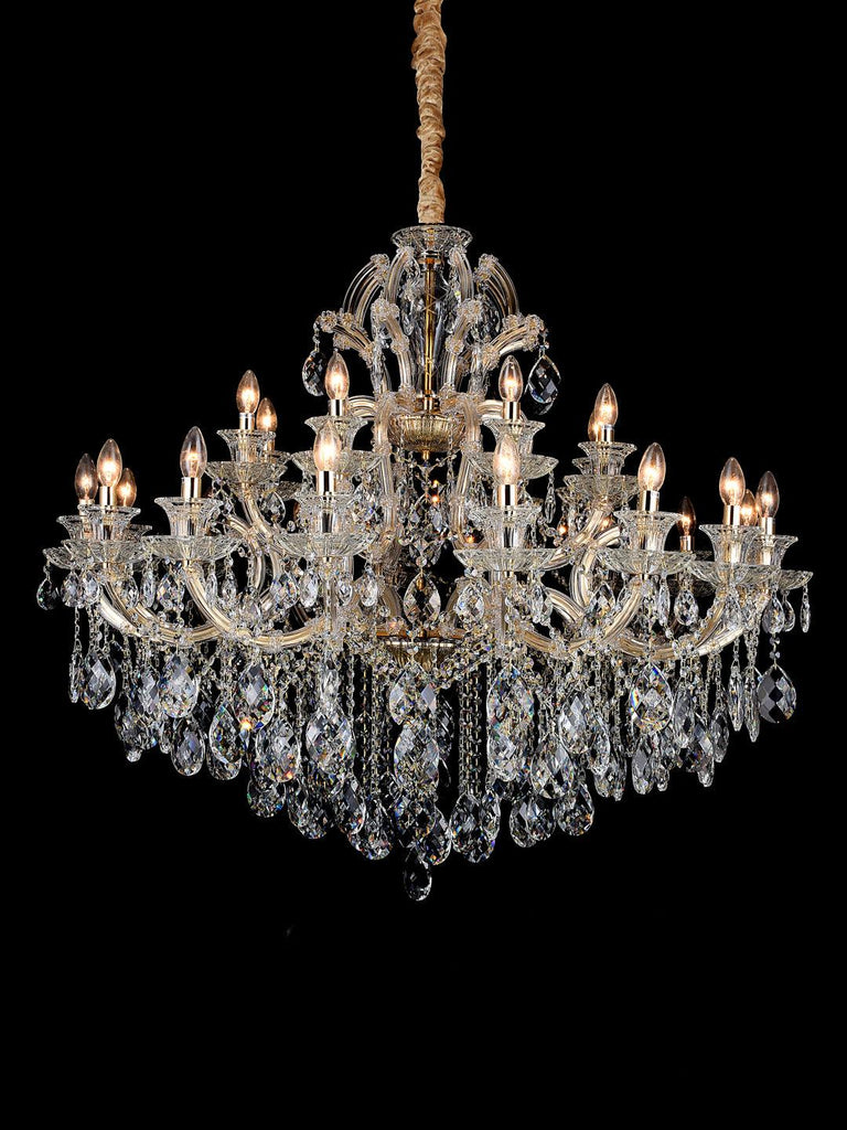 Maria 18-Lamp | Buy Crystal Chandeliers Online in India | Jainsons Emporio Lights