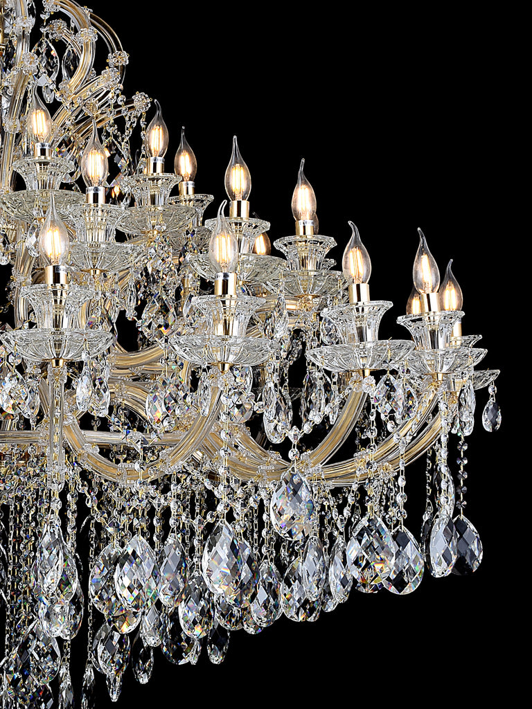 Maria 45-Lamp | Buy Crystal Chandeliers Online in India | Jainsons Emporio Lights