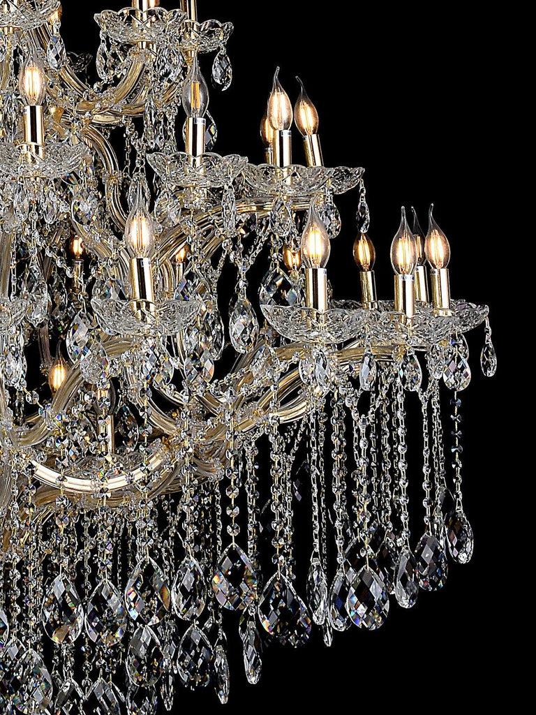 Eldren 50-Lamp | Buy Crystal Chandeliers Online in India | Jainsons Emporio Lights