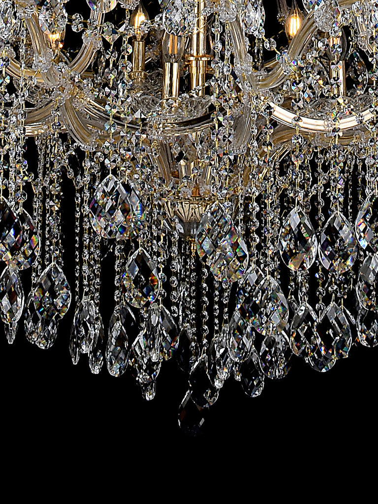 Eldren 50-Lamp | Buy Crystal Chandeliers Online in India | Jainsons Emporio Lights