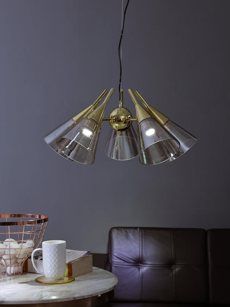 Edwin Gold | Buy LED Chandeliers Online in India | Jainsons Emporio Lights
