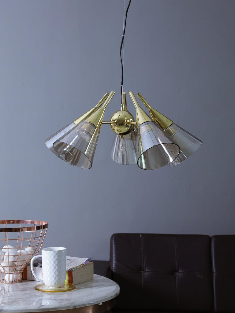 Edwin Gold | Buy LED Chandeliers Online in India | Jainsons Emporio Lights