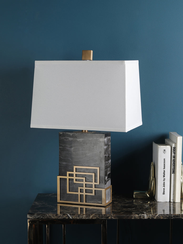 Hesley Marble Table Lamp | Buy Luxury Table Lamps Online India