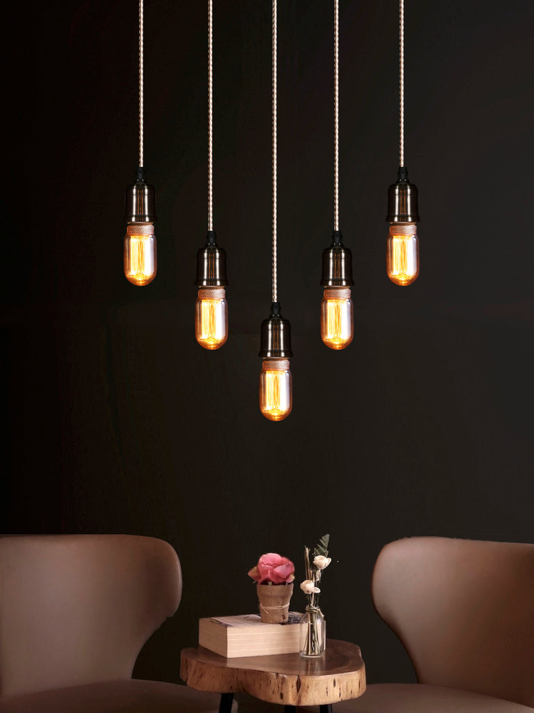 Linton 5-Lamp | Buy Filament Bulbs Online in India | Jainsons Emporio Lights