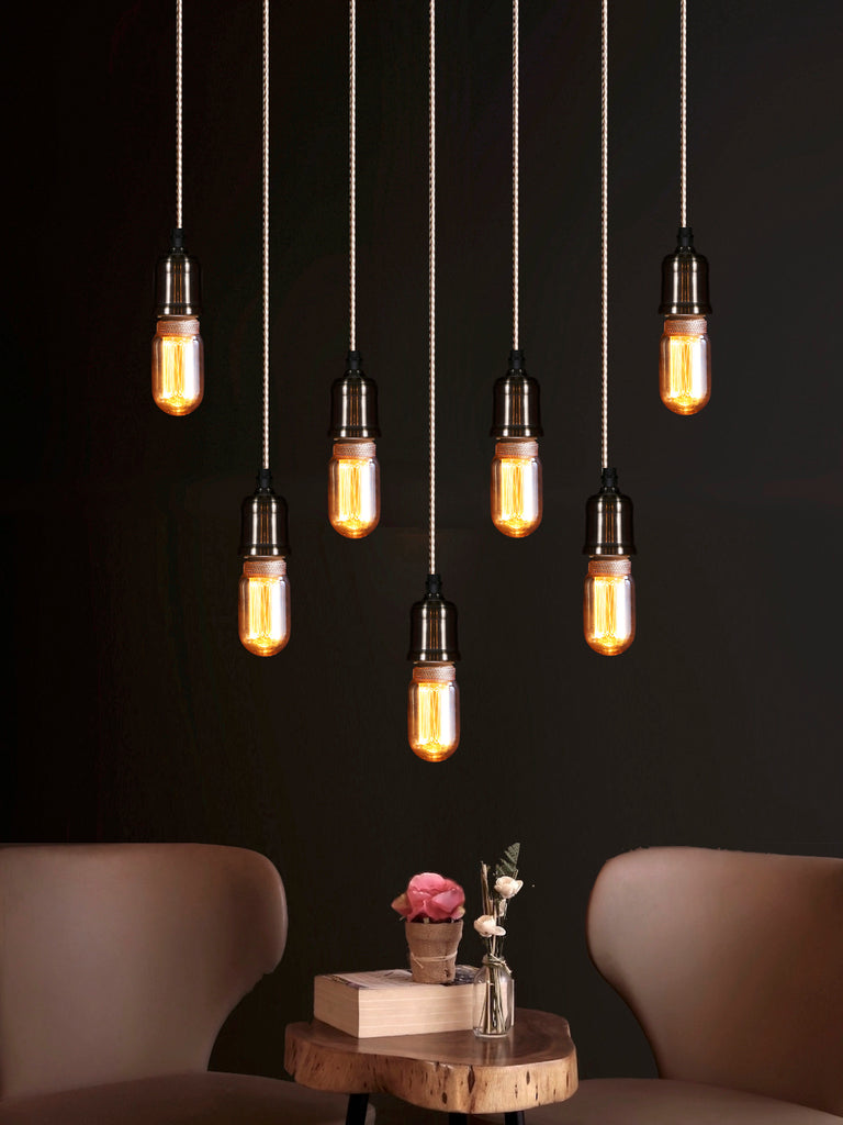 Linton 7-Lamp | Buy Filament Bulbs Online in India | Jainsons Emporio Lights