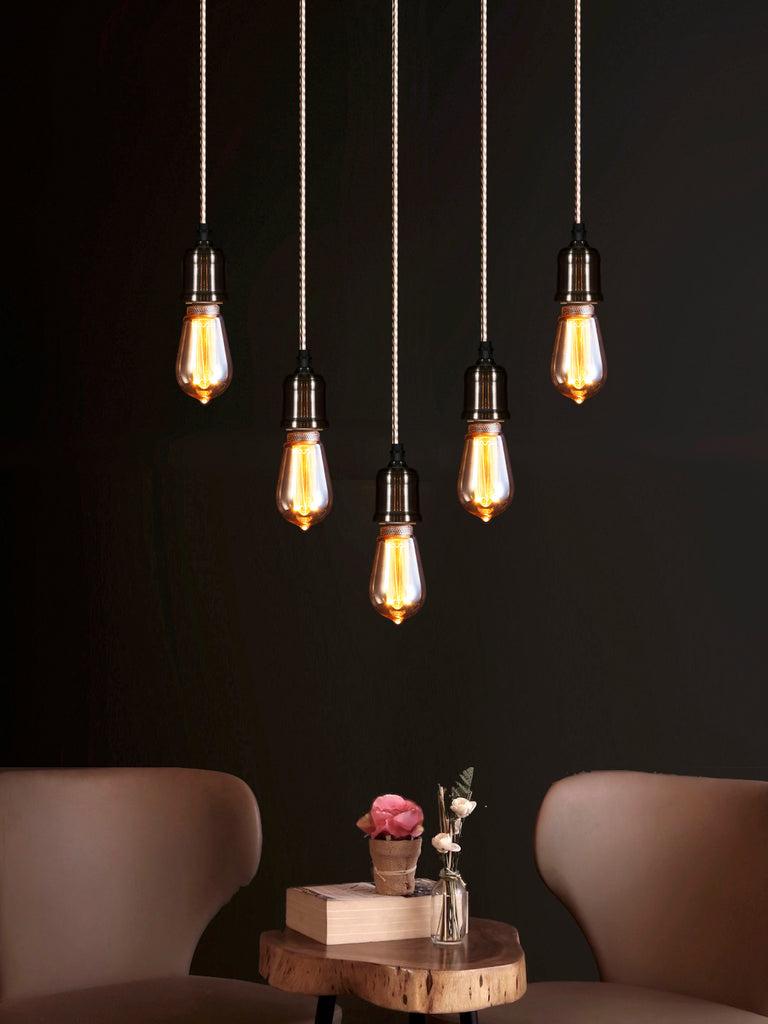 Boston 5-Lamp | Buy Filament Bulbs Online in India | Jainsons Emporio Lights