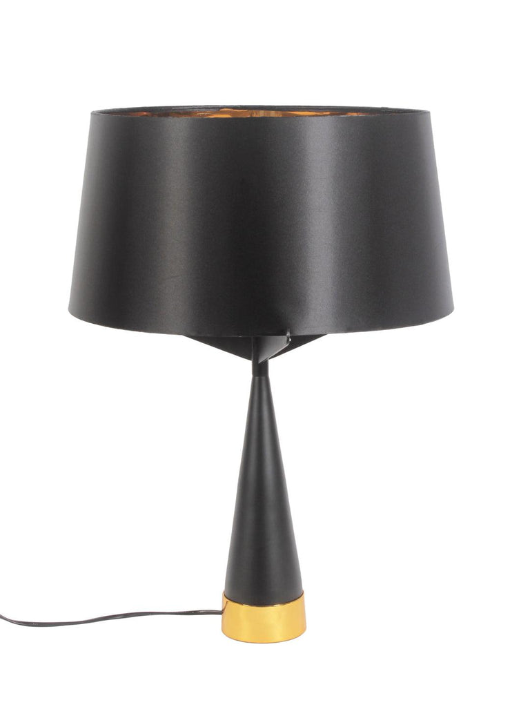 Doriane Black Gold Table Lamp | Buy Modern Table Lamps Online India