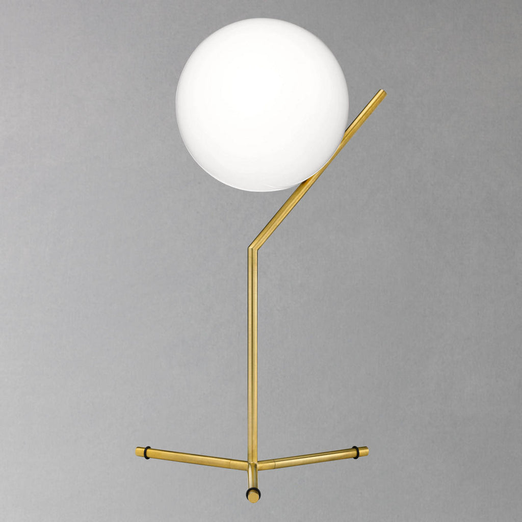 IC Globe White Gold Table Lamp | Buy Modern Table Lamps Online India