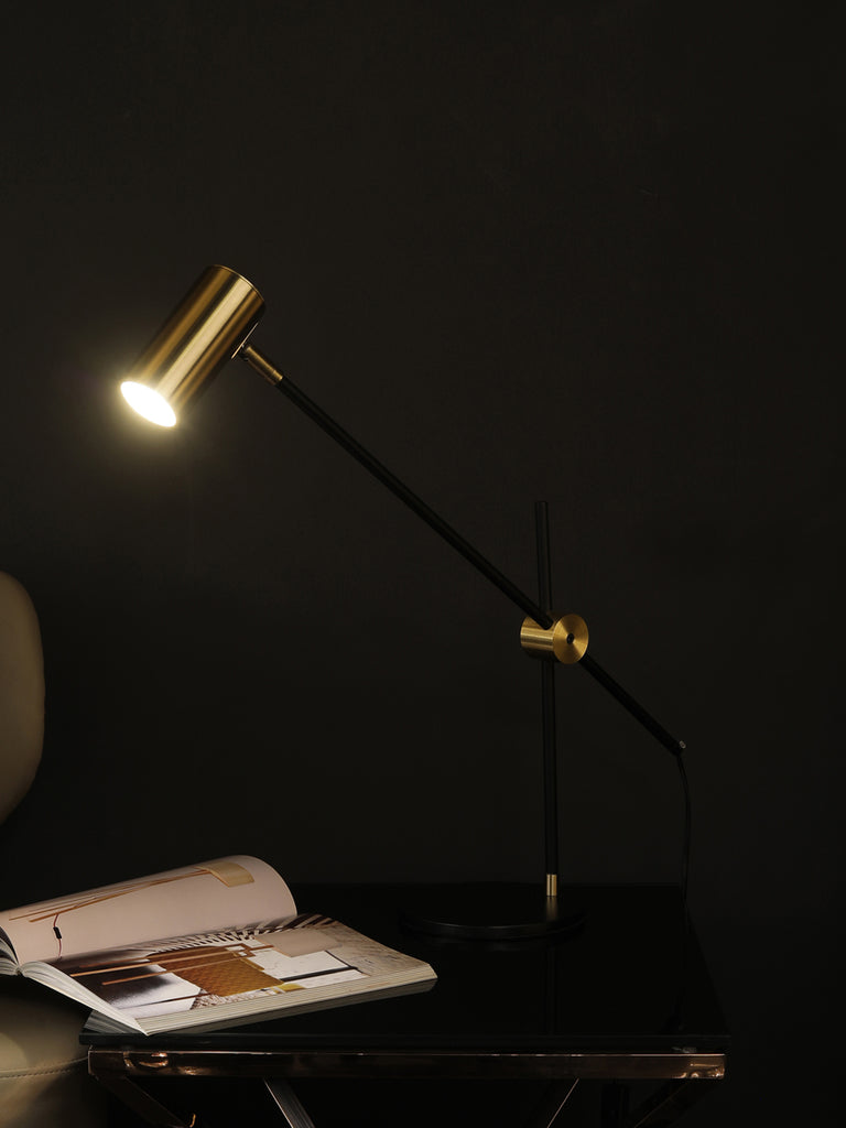 Krest Gold Desk Lamp | Buy Luxury Table Lamps Online India