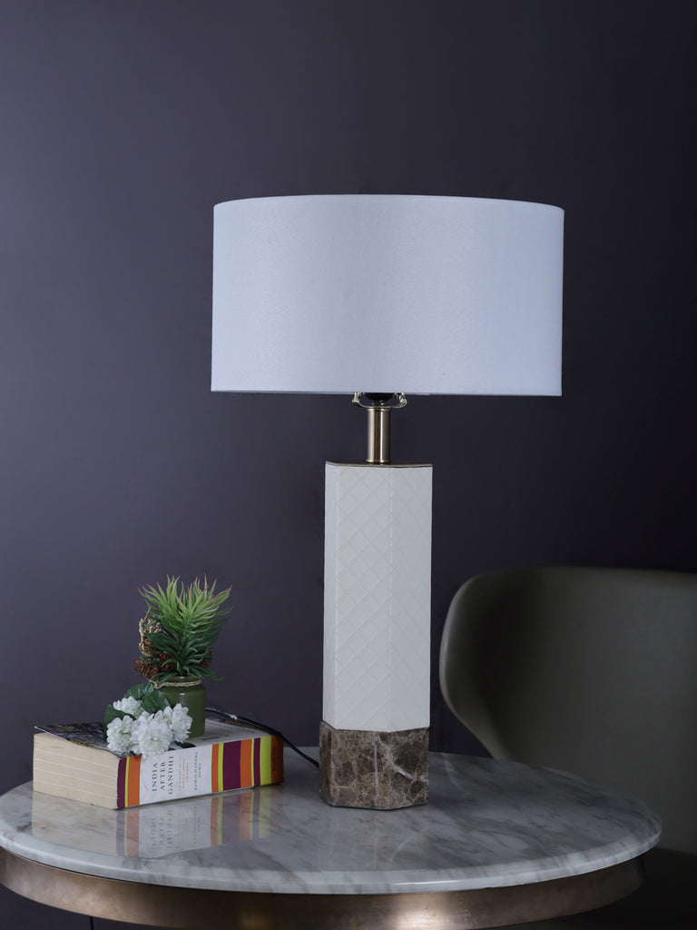 Dawson | Buy Marble Table Lamps Online in India | Jainsons Emporio Lights