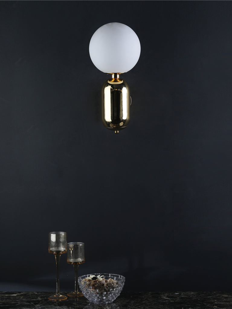 Aballs Gold Wall Light | Buy Gold Luxury Wall Lights Online India