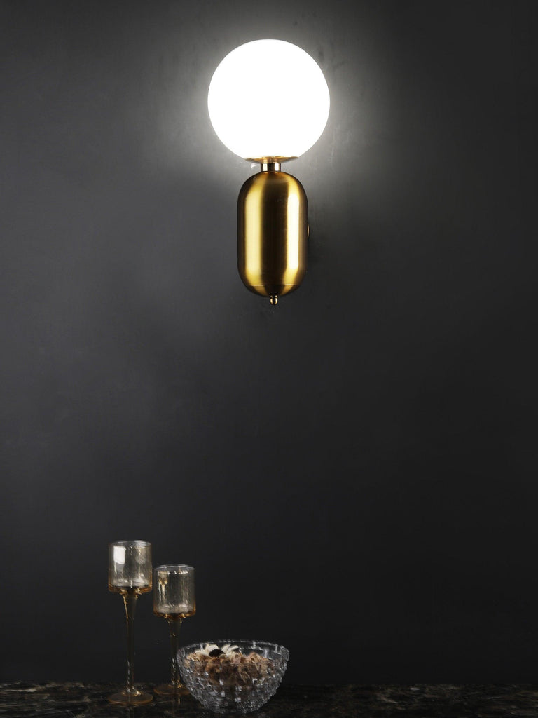 Aballs Gold Wall Light | Buy Gold Luxury Wall Lights Online India