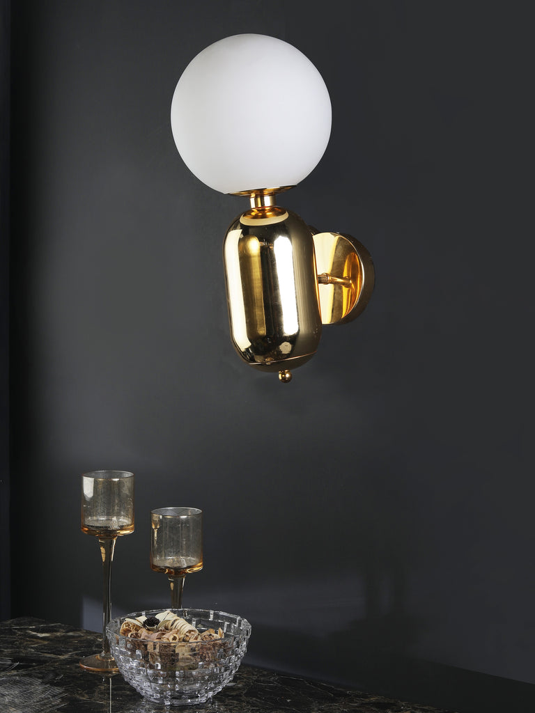 Aballs Gold Wall Light | Buy Gold Luxury Wall Lights Online India