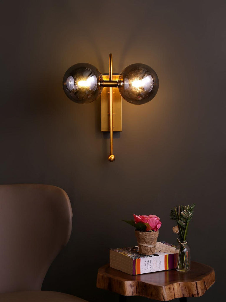Otis Smoked | Buy Wall Lights Online in India | Jainsons Emporio Lights