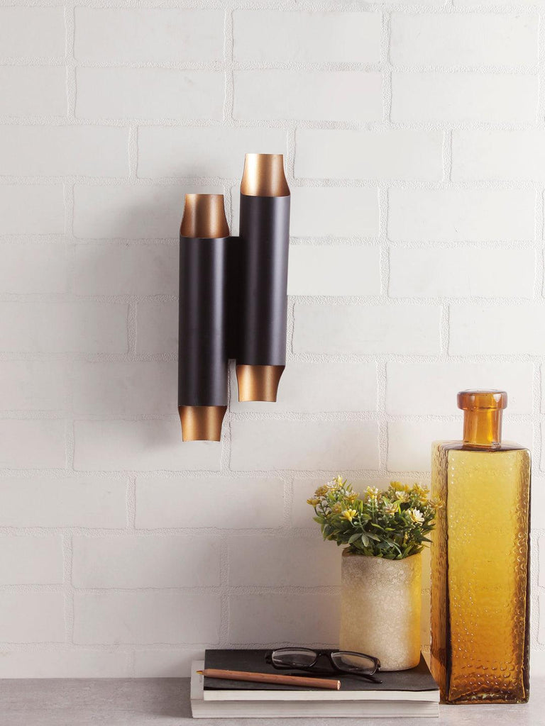 Coltra Black Gold Wall Light | Buy Modern Wall Lights Online India