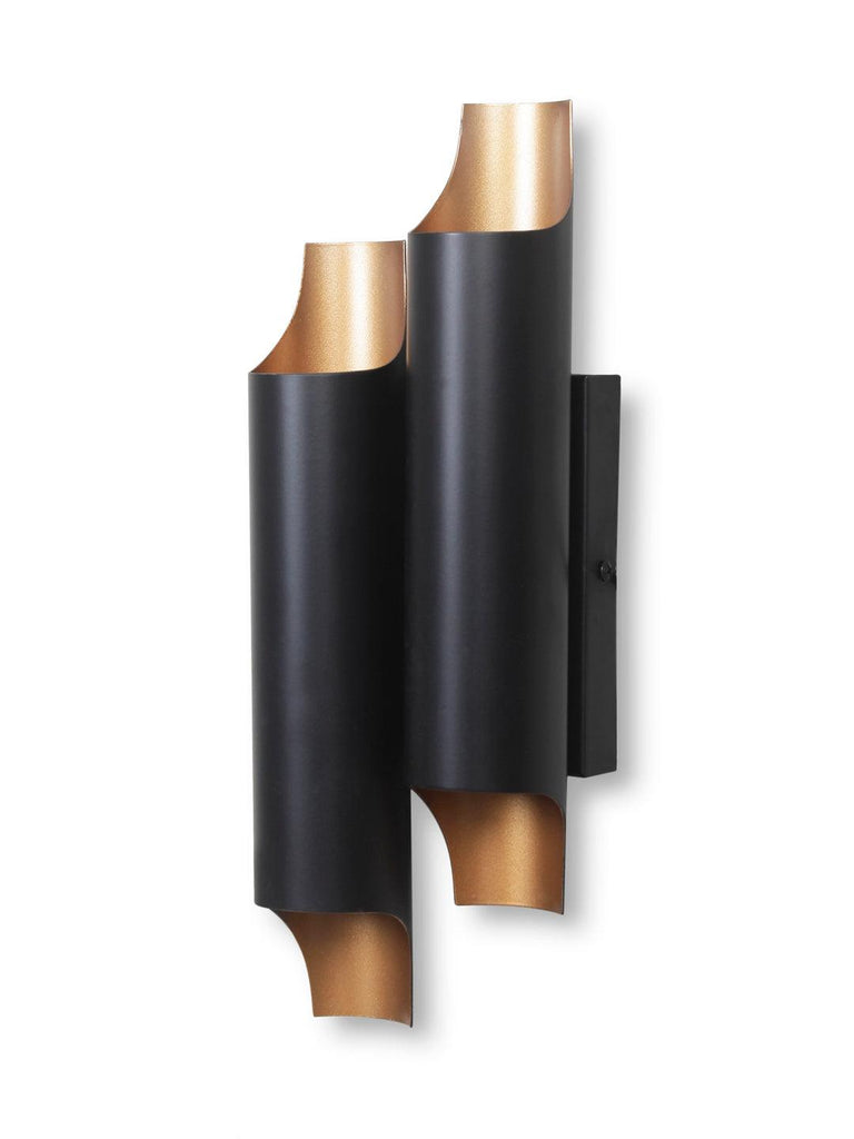 Coltra Black Gold Wall Light | Buy Modern Wall Lights Online India