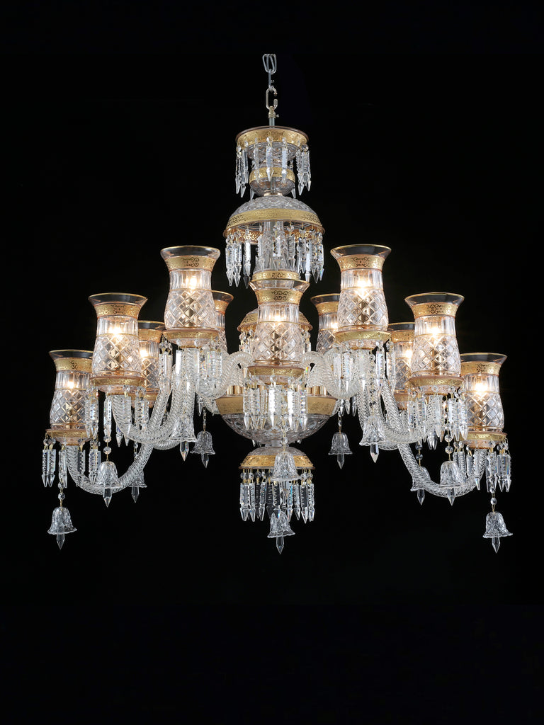 Diana Gold Crystal Chandelier| Buy Crystal Chandeliers Online India