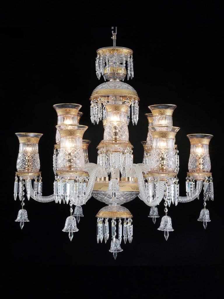 Diana Gold Crystal Chandelier| Buy Crystal Chandeliers Online India