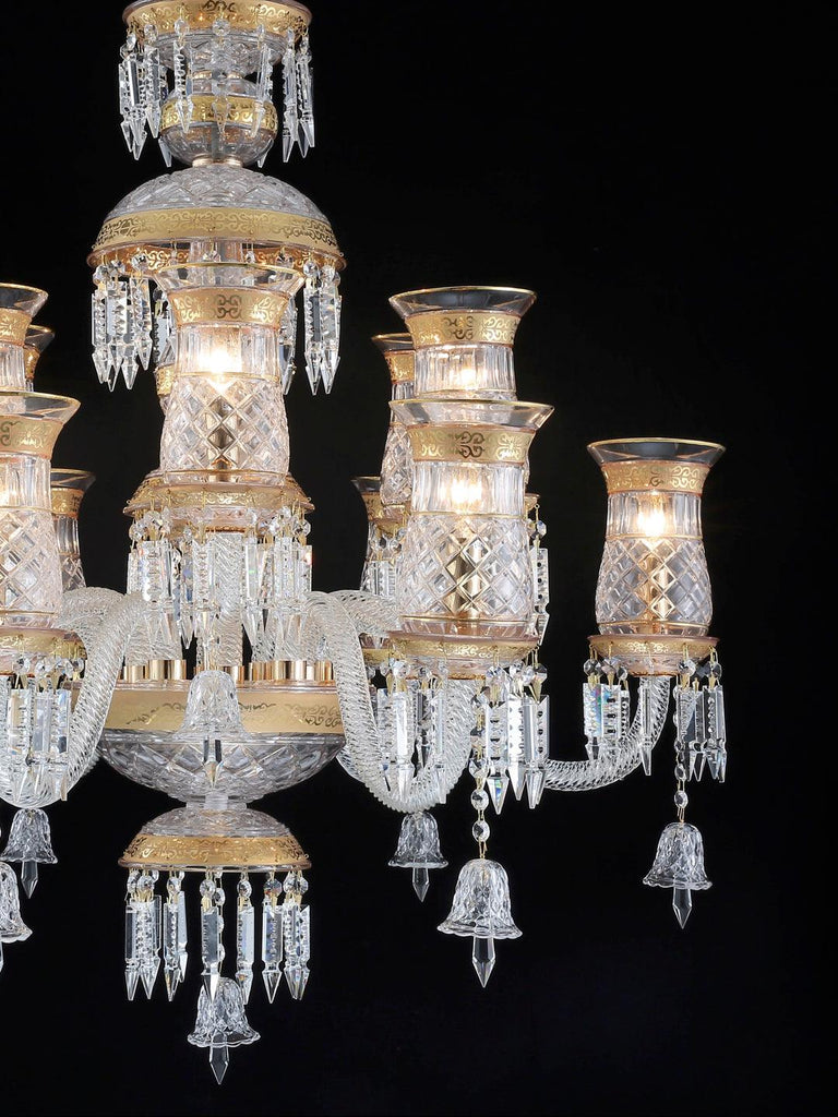 Diana Gold Crystal Chandelier| Buy Crystal Chandeliers Online India