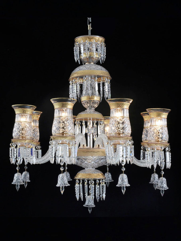 Diana Gold Crystal Chandelier| Buy Crystal Chandeliers Online India