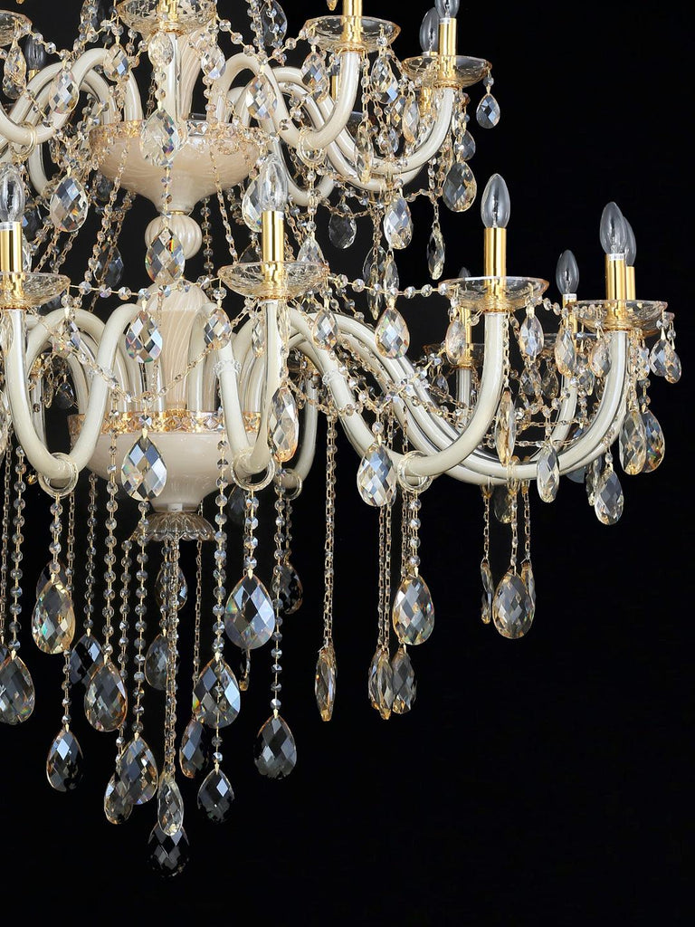 Helena Gold Crystal Chandelier| Buy Crystal Chandeliers Online India
