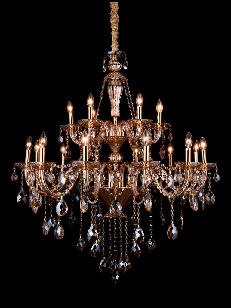 Jessica Gold Crystal Chandelier| Buy Crystal Chandeliers Online India