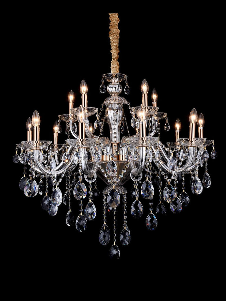 Martha Clear Crystal Chandelier| Buy Crystal Chandeliers Online India