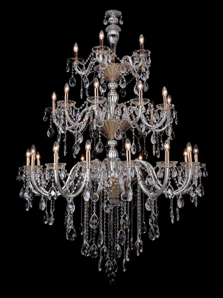 Martha Clear Crystal Chandelier| Buy Crystal Chandeliers Online India