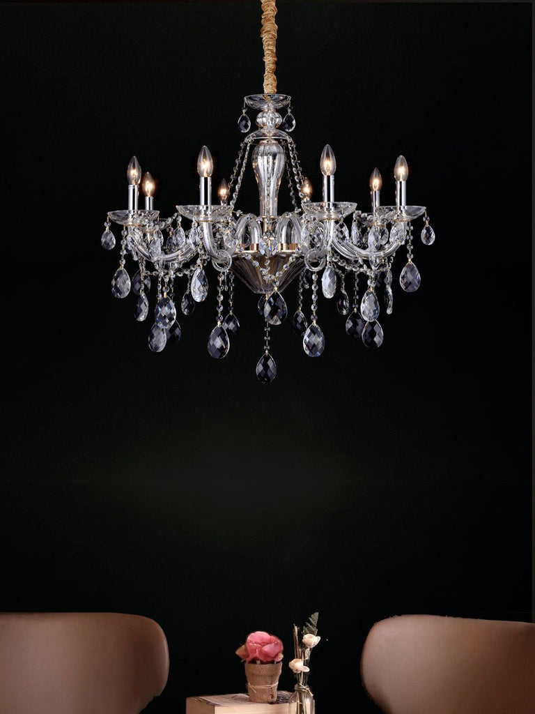 Martha Clear Crystal Chandelier| Buy Crystal Chandeliers Online India