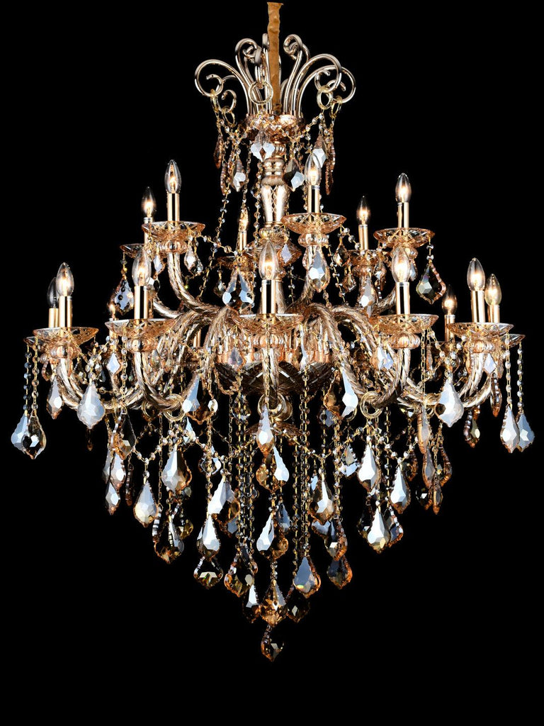 Elara 12+6 Lamp | Buy Crystal Chandelier Online in India | Jainsons Emporio Lights