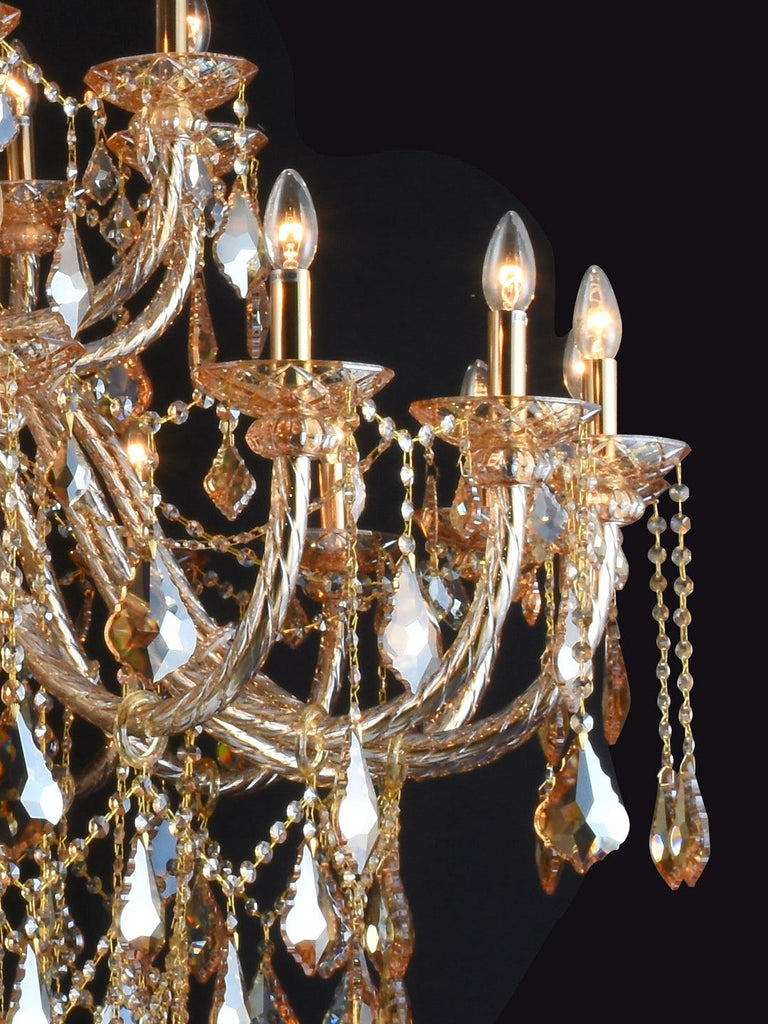 Elara 20+10 Lamp | Buy Crystal Chandelier Online in India | Jainsons Emporio Lights