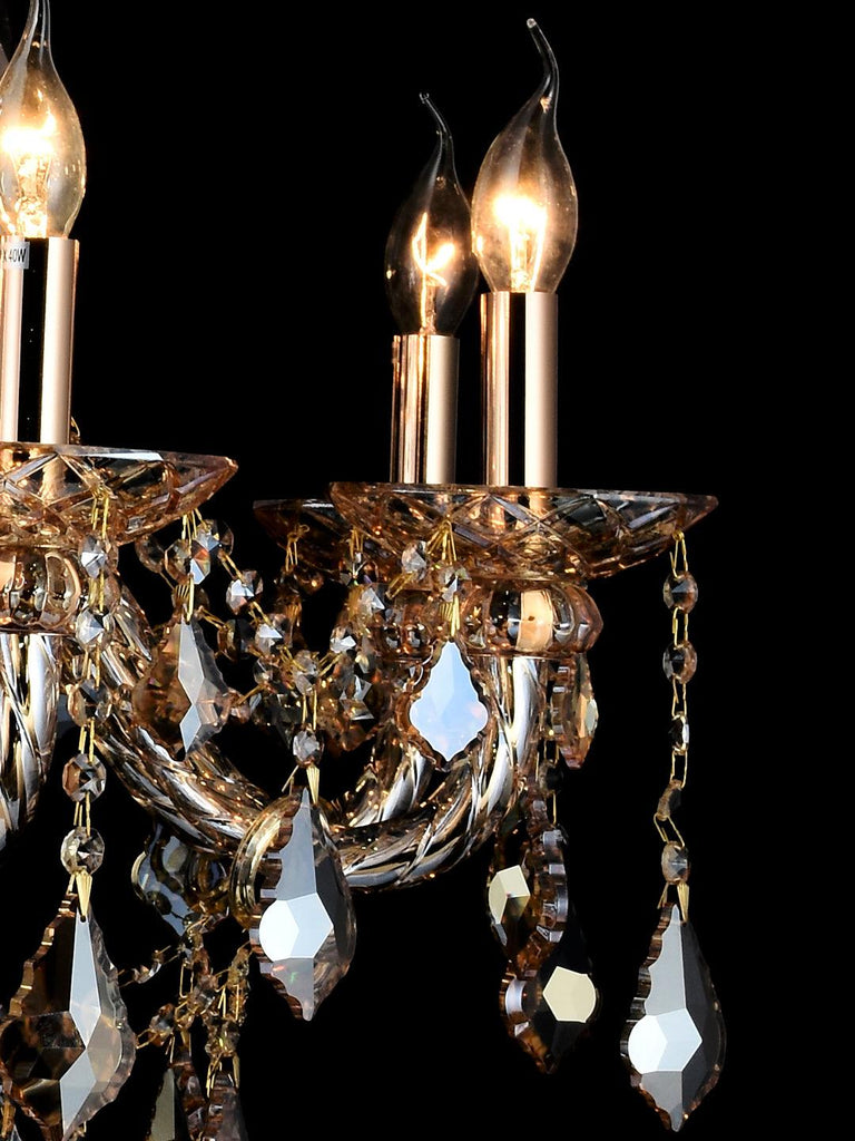 Elara 8-Lamp | Buy Crystal Chandelier Online in India | Jainsons Emporio Lights