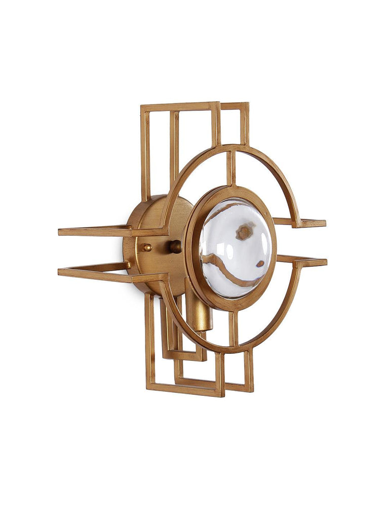 Cassius Gold Wall Light | Buy Modern Wall Lights Online India