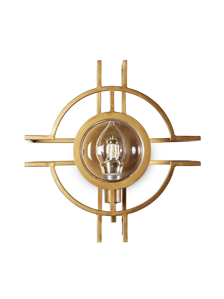Cassius Gold Wall Light | Buy Modern Wall Lights Online India
