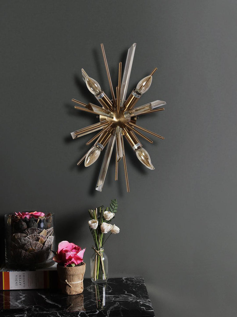 Galaxy Gold Wall Light | Buy Sputnik Wall Lights Online India