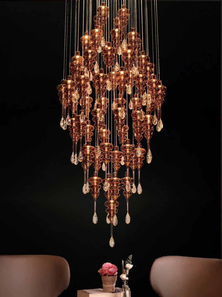 Lyric 65-Lamp | Buy Crystal Chandelier Online in India | Jainsons Emporio Lights
