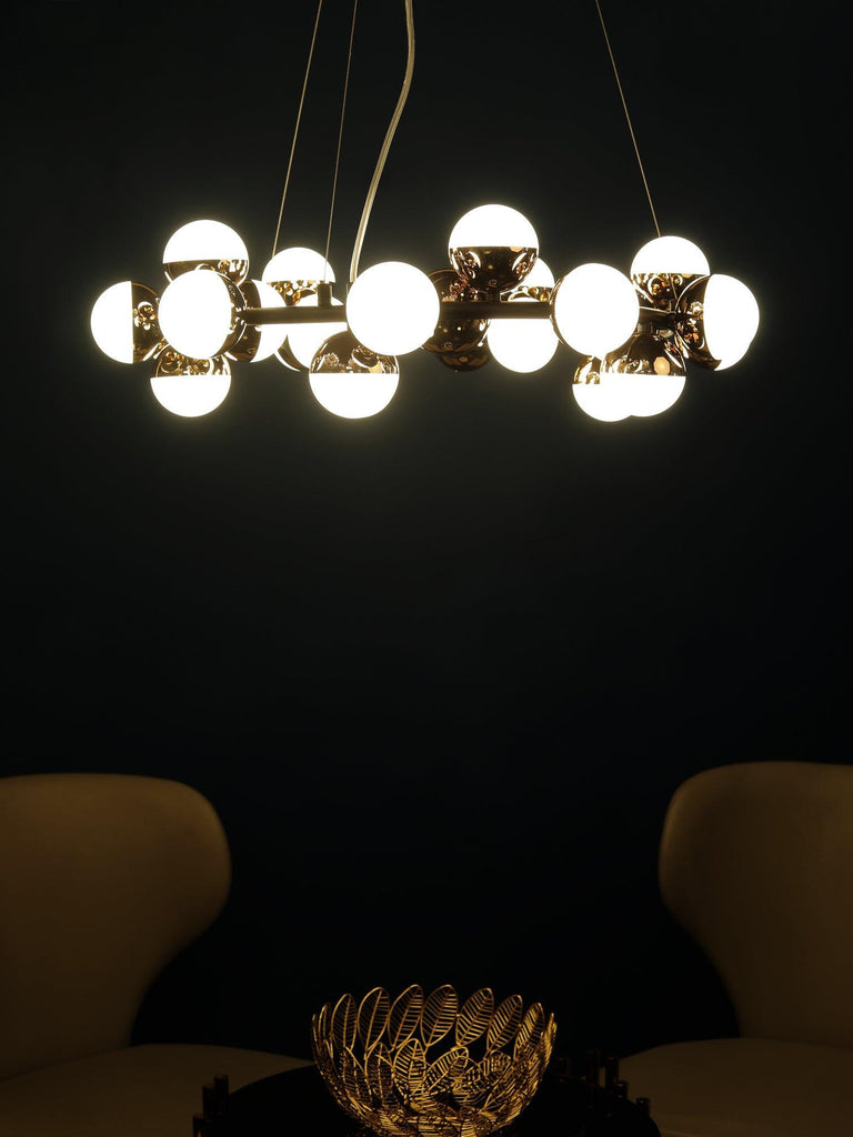 Ingro Sputnik Gold Chandelier | Buy Decorative Chandeliers Online India